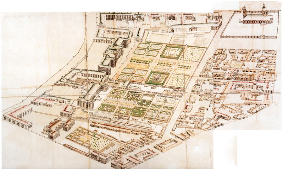 Аксонометрический план санкт петербурга 1765 1773